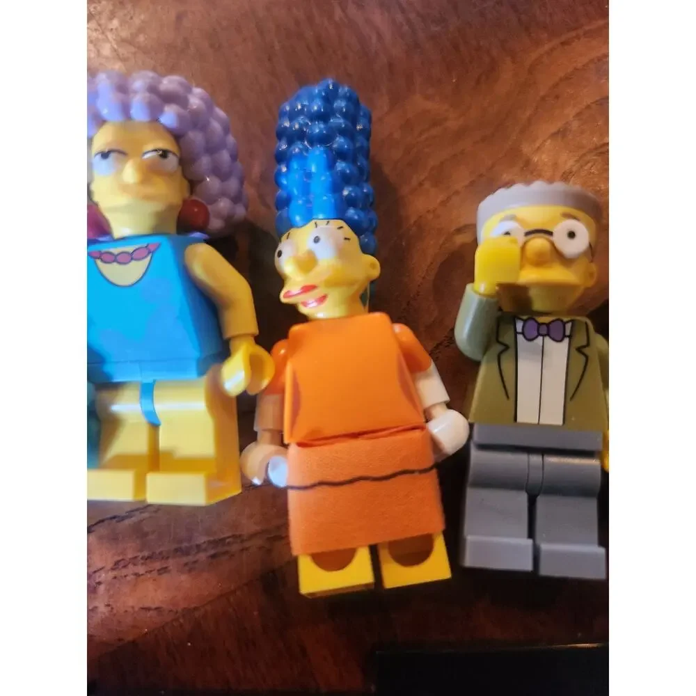 Lot of 6 Simpsons Minifigures Marge Patty Selma Building Toy Mini Figures